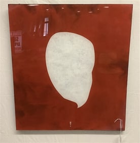 Acrylic on Lucite, Earl Hubbard - 25" x 28"