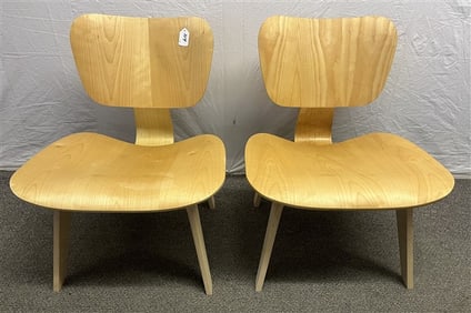 2 Eames LCW Maple Chairs