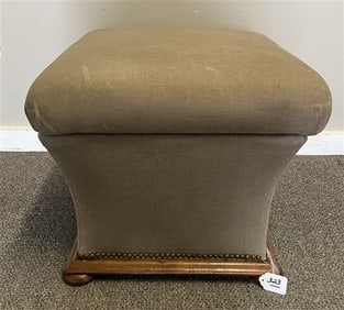 Antique Shaped Storage Hassock