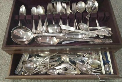 Lot of Silver Plate Table Accessories