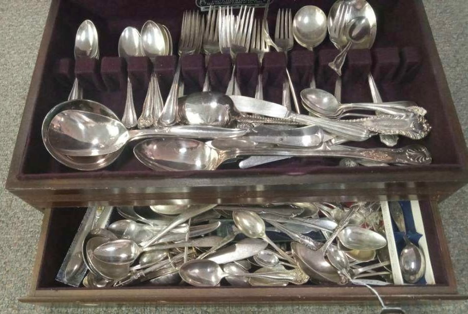 Lot of Silver Plate Table Accessories: Lot of Silver Plate Table Accessories