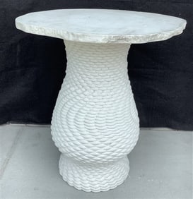 2 Part Concrete Table - 60+ lbs