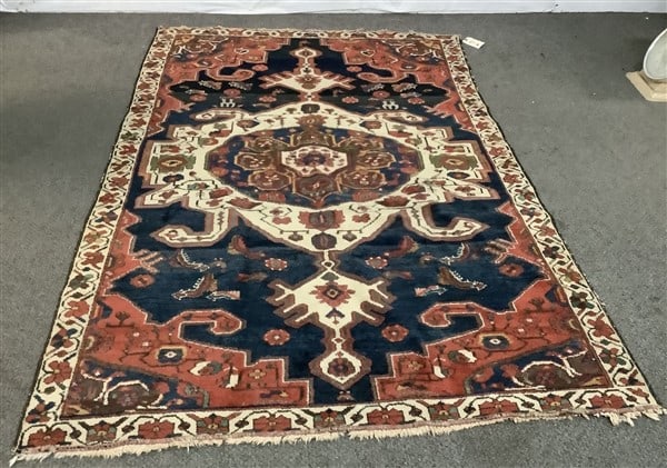 Antique Persian Rug - 4'8" x 7'0" 15 lbs (1 of 3)