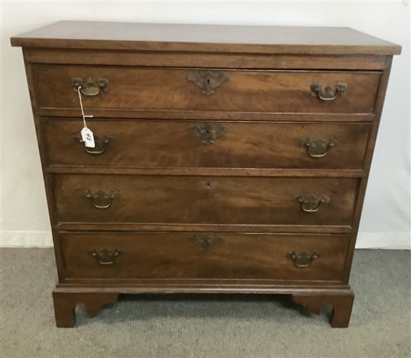 Antique American 4 Drawer Chest 37"w x 17"d x 35"h - approx 100 lbs (1 of 3)