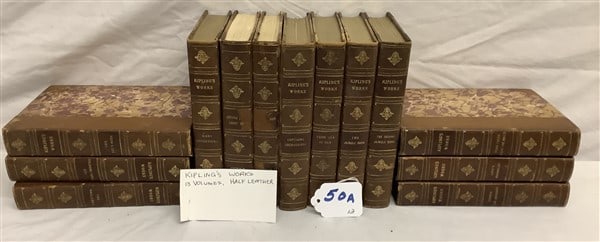 13 Volumes Kipling's Works 7 lbs (1 of 3)
