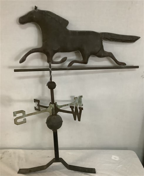 Copper "Running Horse" Weathervane 30" x 43" - 15 lbs (1 of 3)