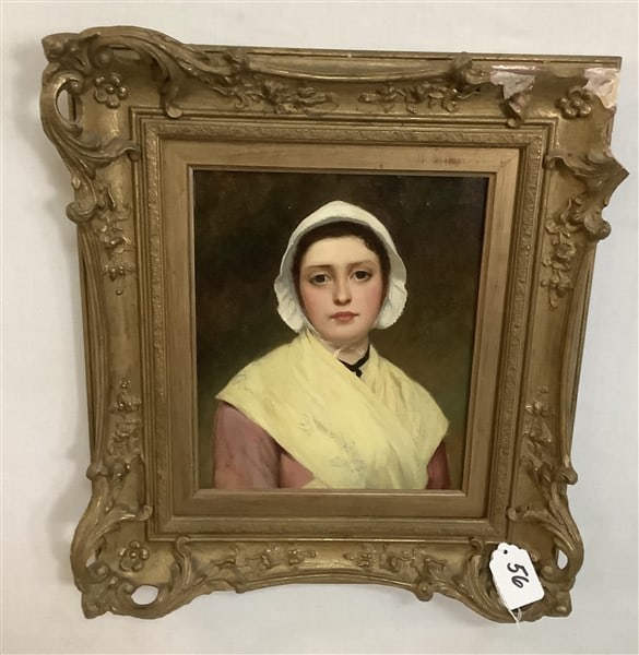 19th Cent. o/c Portrait Charles Sillem Lidderdale 17" x 20" - 6 lbs (1 of 3)