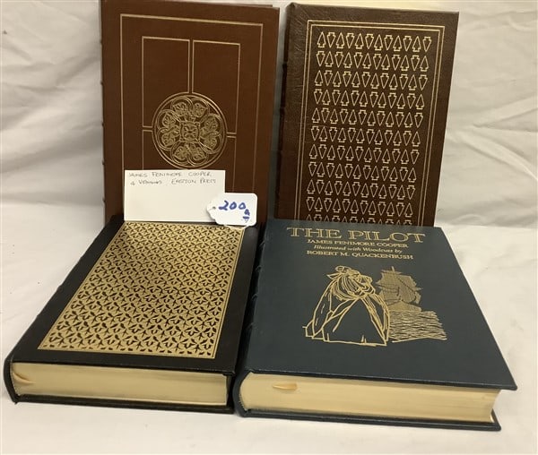 4 Volumes - James Fenimore Cooper - Easton Press: 4 Volumes - James Fenimore Cooper - Easton Press