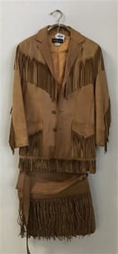 Ralph Lauren Fringed Vintage Jacket/ J. Peterson Shoulder Bag