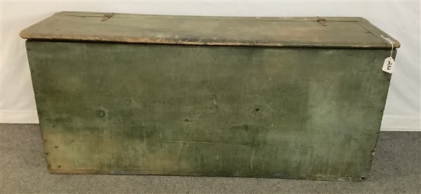 51" Blanket Box in Green Paint 15" x 22"h - 40 lbs