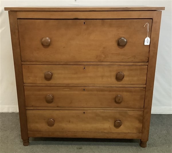4 Drawer Antique American Chest with Butlers Desk (1 of 4)