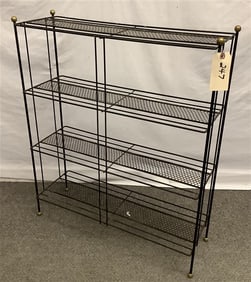 MCM Metal 4 Tier Shelf 26"w x 9"d x 31"h - 8 lbs