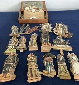 vintage Military Cut-Out Figures