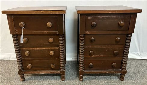 Pr. of 4 Drawer Stands 12" x 16" x 22"h - 25 lbs each