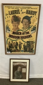 2 Framed Poster - 20" x 30" and 14" x 18" 10 lbs