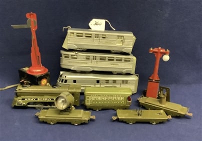Lot of American Flyer and Marx Toy Trains 20 lbs