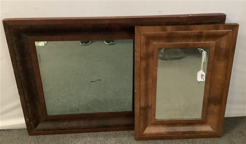 2 Antique Ogee Mirror - 27" x 41" 19" x 26" - 15 lbs total