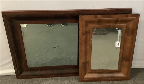 2 Antique Ogee Mirror - 27" x 41" 19" x 26" - 15 lbs total (1 of 2)