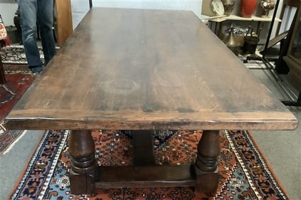 Massive English Country Table 38" x 83" x 31"h - 150 lbs