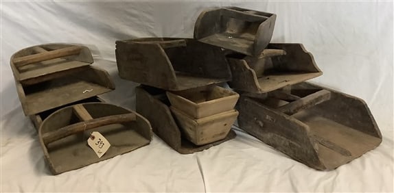 Large Lot of Woodenware