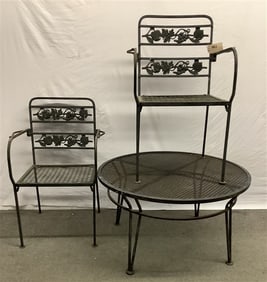 3 Pcs. of Iron Patio Furniture