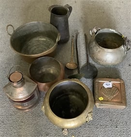 Copper, Brass, and Tin Dippers