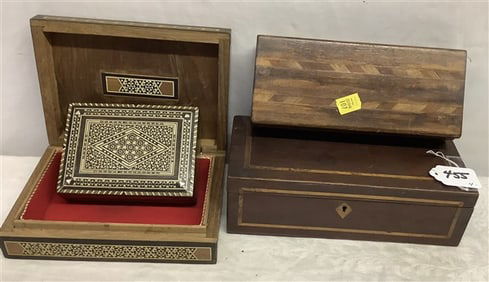 4 Dresser Boxes