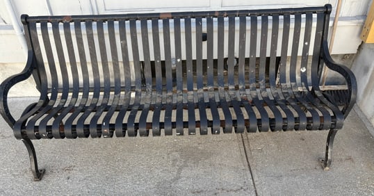 6' Cast Iron Bench approx 100 lbs