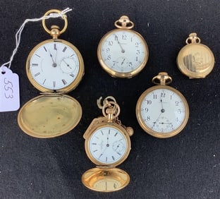 5 Pocket Watches - 1 lb