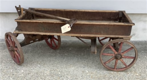 Antique "Safety Scooter" Pull Cart