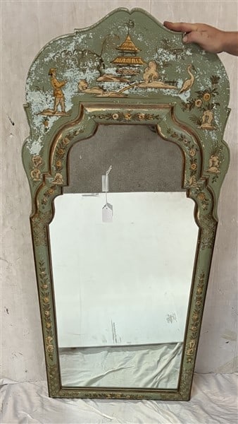Chinoiserie Decorated Mirror - 24" x 58" (1 of 3)