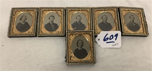 6 Tintypes - 3" x 3" 1 lb