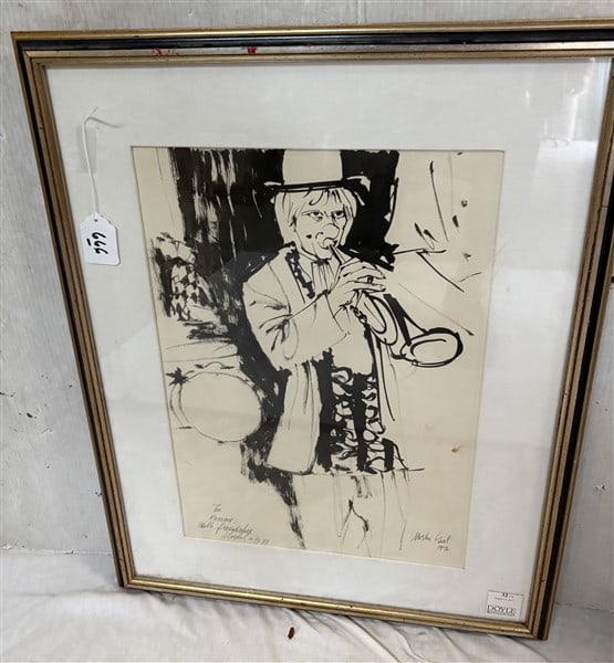 Pen and ink Drawing - 21" x 27" (1 of 4)