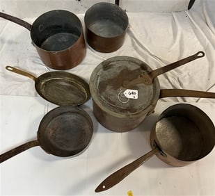 Nice 6 Pc. Copper Lot