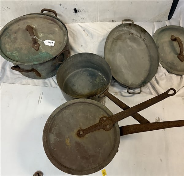 5 heavy Duty Copper pcs.: 5 heavy Duty Copper pcs.