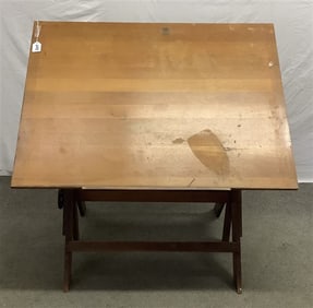 50 Year Old Drafting Table Top 32" x 42" Adjustable height - 50+ lbs