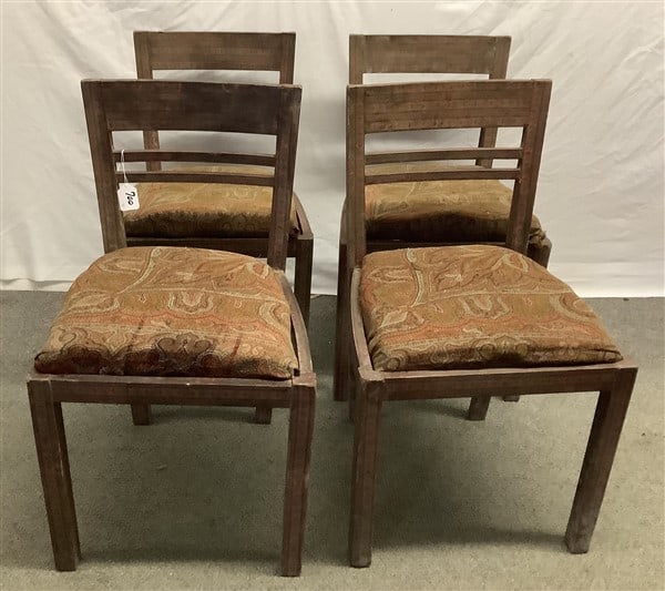 4 Decorated Anglo-Indian Side Chairs 17"w x 16"d x 31"h - approx 50 lbs (1 of 4)
