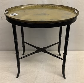 Tole Top Tray Table 20" x 16" x 21"h - 5 lbs