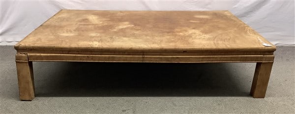 Burl Low Table - 38" x 54" x 12"h 45 lbs