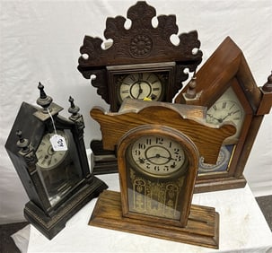 4 Vintage Kitchen Clocks