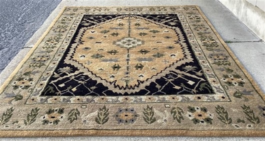 2 Hand Made Wool Rugs 7'10" x 10'0" - 150 lbs