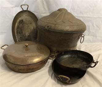 5 Pc. Copper Lot 12 lbs