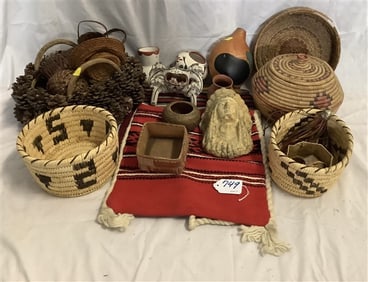 Lot of 20th Cent. Native American Items 10 lbs