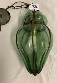 Vintage 13" Bubble Glass Fixture 3 lbs