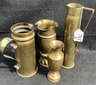 4 Pc. Lot of Trench Art