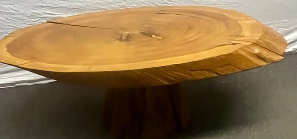 40" Slab Top Coffee Table with Mirror