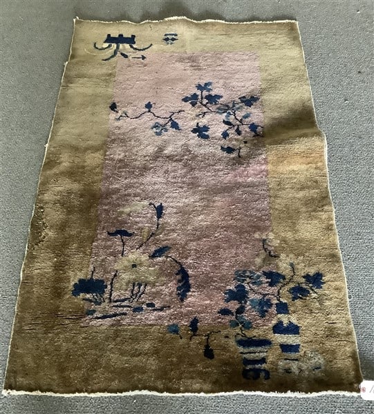 Vintage Chinese Mat - 3' x 5' 18 lbs: Vintage Chinese Mat - 3' x 5' 18 lbs
