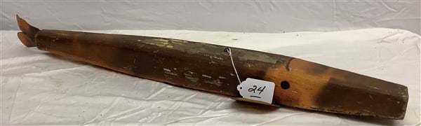 39" Folk Art Wooden Fish