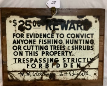 25 "Reward" Sign - 17" x 22"