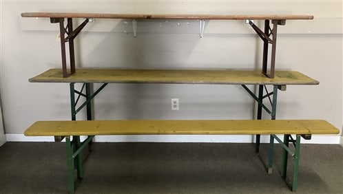 Oktoberfest Folding Benches and Table